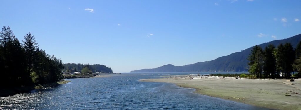 Port San Juan from the bridge