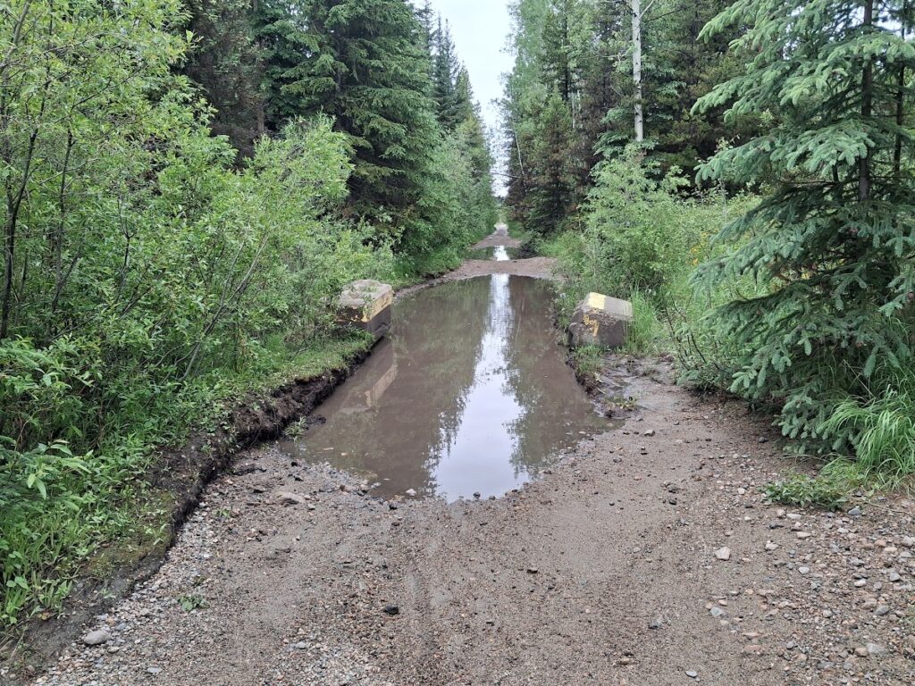 A very wet trail
