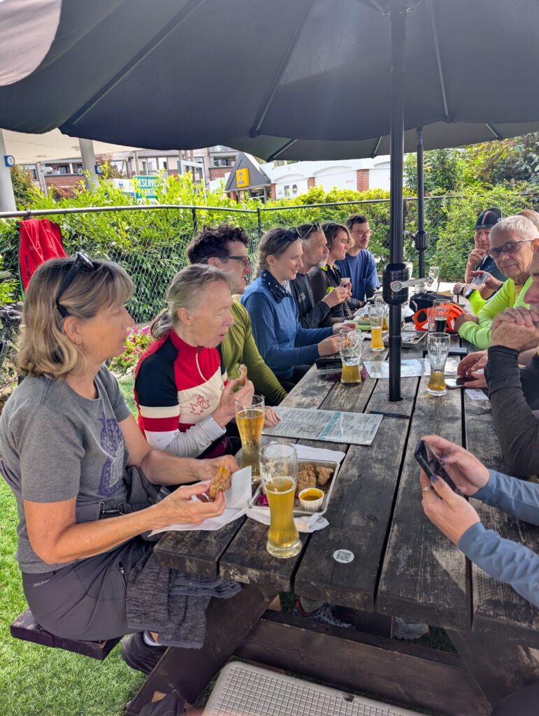 Post ride lunch